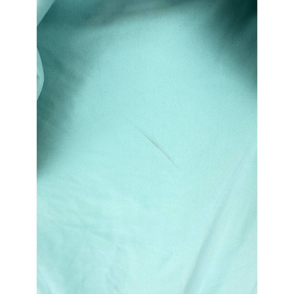 Pre-Loved Aerie aqua off the shoulder one piece sz LRG - Picture 3 of 6